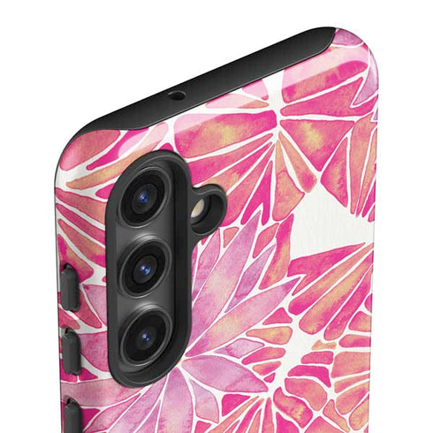 Pink Water Lilies by Cat Coq Galaxy S25 Impact Case